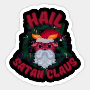 Hail Satan Claus Sticker